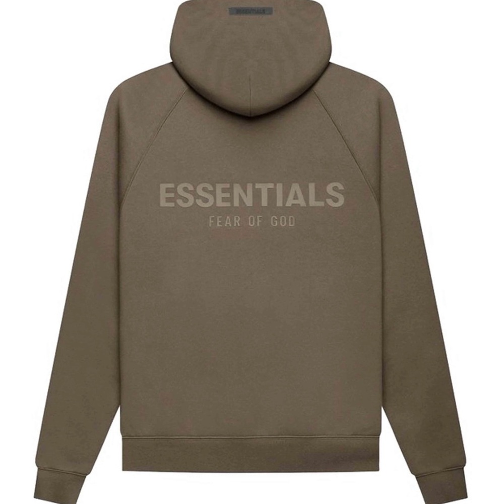 Fear of God Essentials Hoodie | Men’s Medium | Brown Pullover
